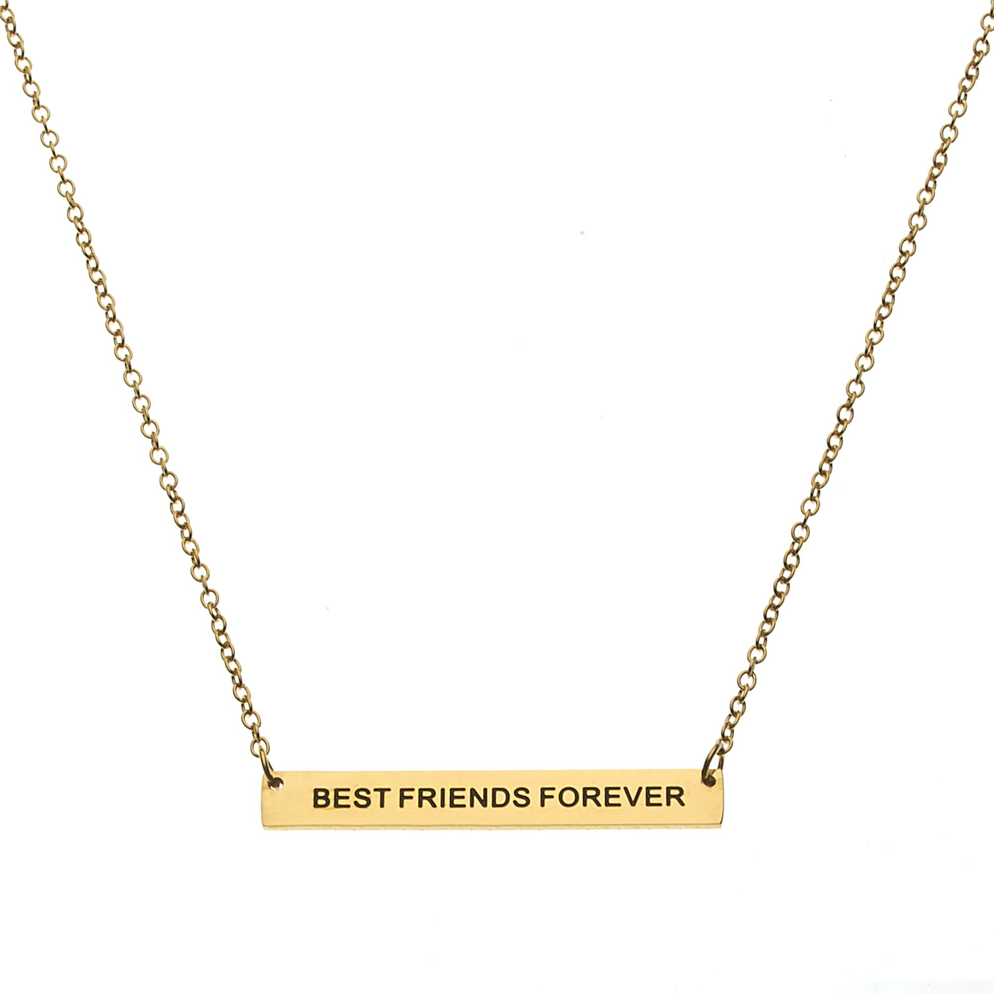 Beads & Pearls Jewelry - Friendship Bar Pendant Necklace for Women | Elegant Gift for Her | Perfect for Birthdays, Anniversaries & Special Occasions