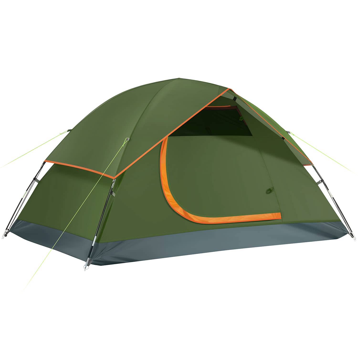 Ciays Waterproof Camping Tent - Lightweight Family Tent with Removable Rainfly & Carry Bag, Includes Stakes - Perfect for Camping, Hiking, Backpacking, Outdoor Adventures & Family Gatherings