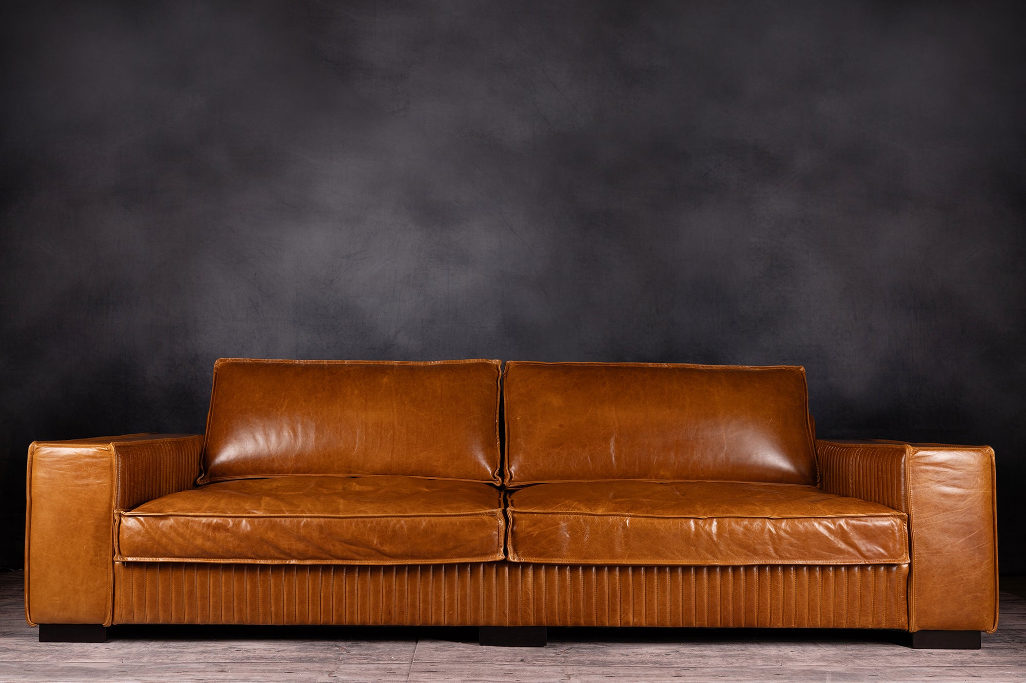 Royal Admiral Genuine Leather Sofa - Modern Luxury Living Room Furniture for Home & Office Comfort