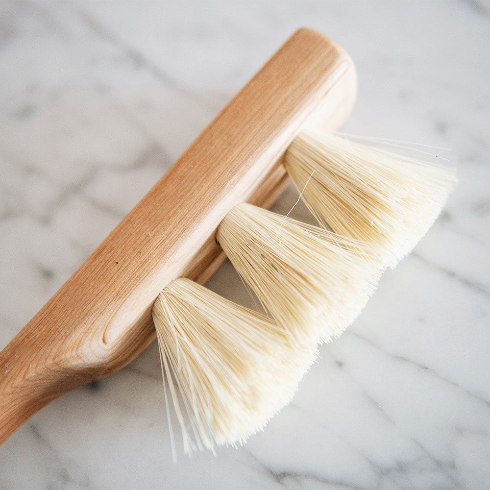 Premium Medium Wooden Counter Brush No. MT0934 - Natural Wood Handle for Kitchen, Bar & Restaurant Cleaning - Perfect for Countertops, Tables & Hard Surfaces