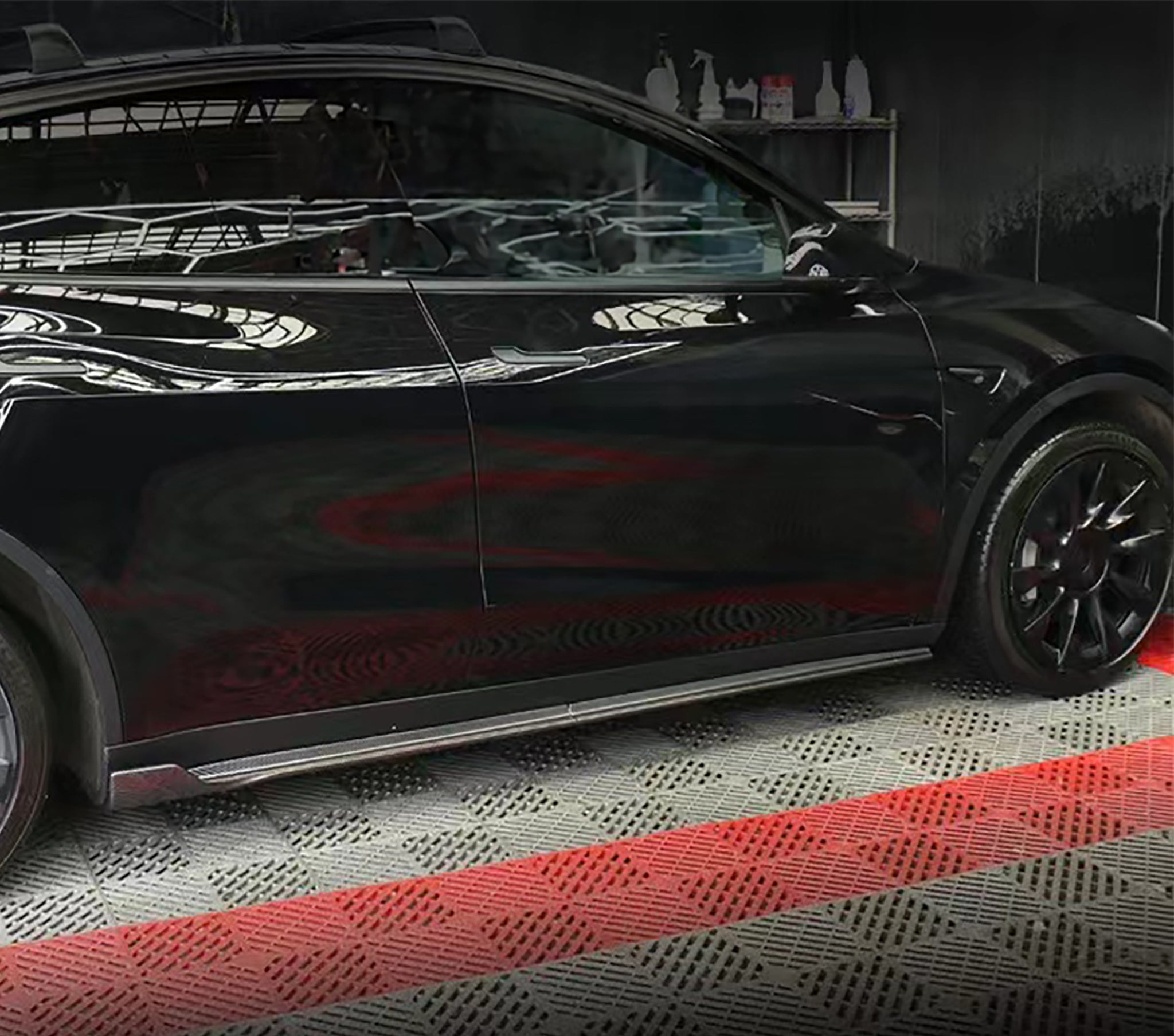 Tesla Model Y ABS Body Kit (9Pcs) for 2020-2024 - Sporty Aerodynamic Upgrade for Custom Styling & Performance - Enhance Your Tesla's Look for Street Racing & Car Shows