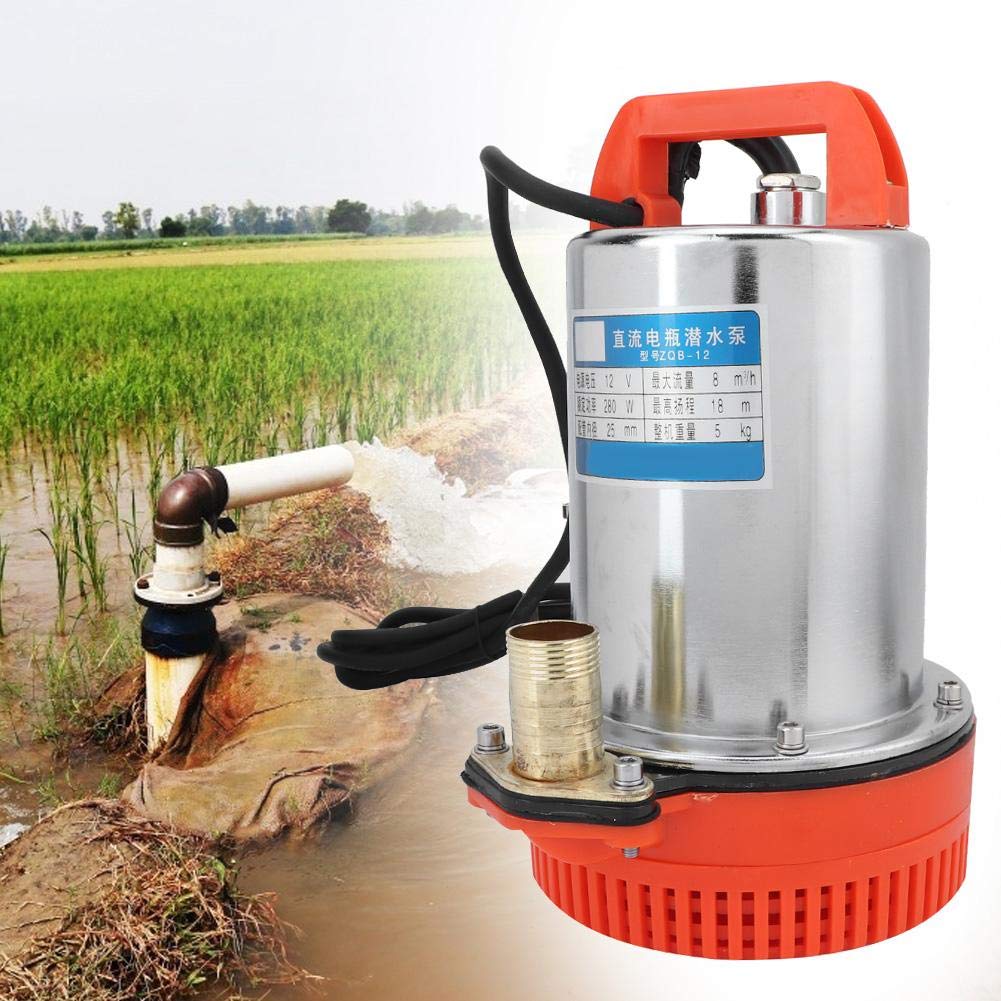 12V DC Submersible Water Pump for Deep Well & Irrigation | Boquite Valentine's Day Carnival Water Pump | Perfect for Home Gardens, Farms & Water Features