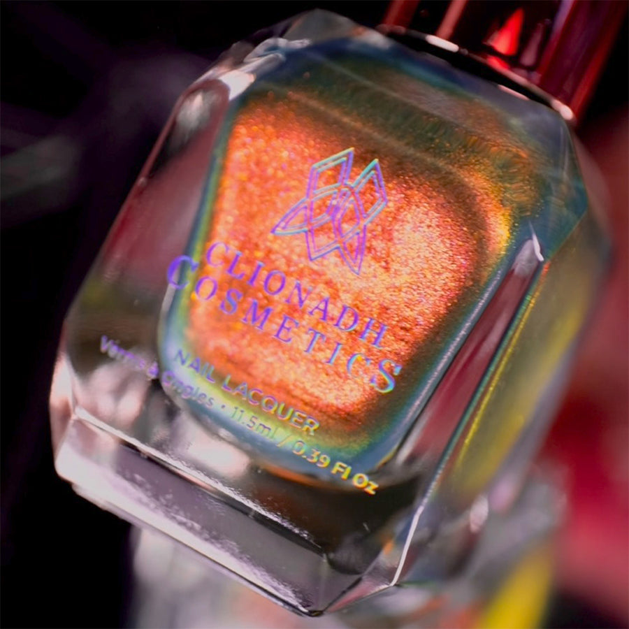 Red Sunrise Sailor's Demise Nail Polish - Long Lasting Vegan Nail Lacquer for Women - Perfect for Date Nights & Special Occasions