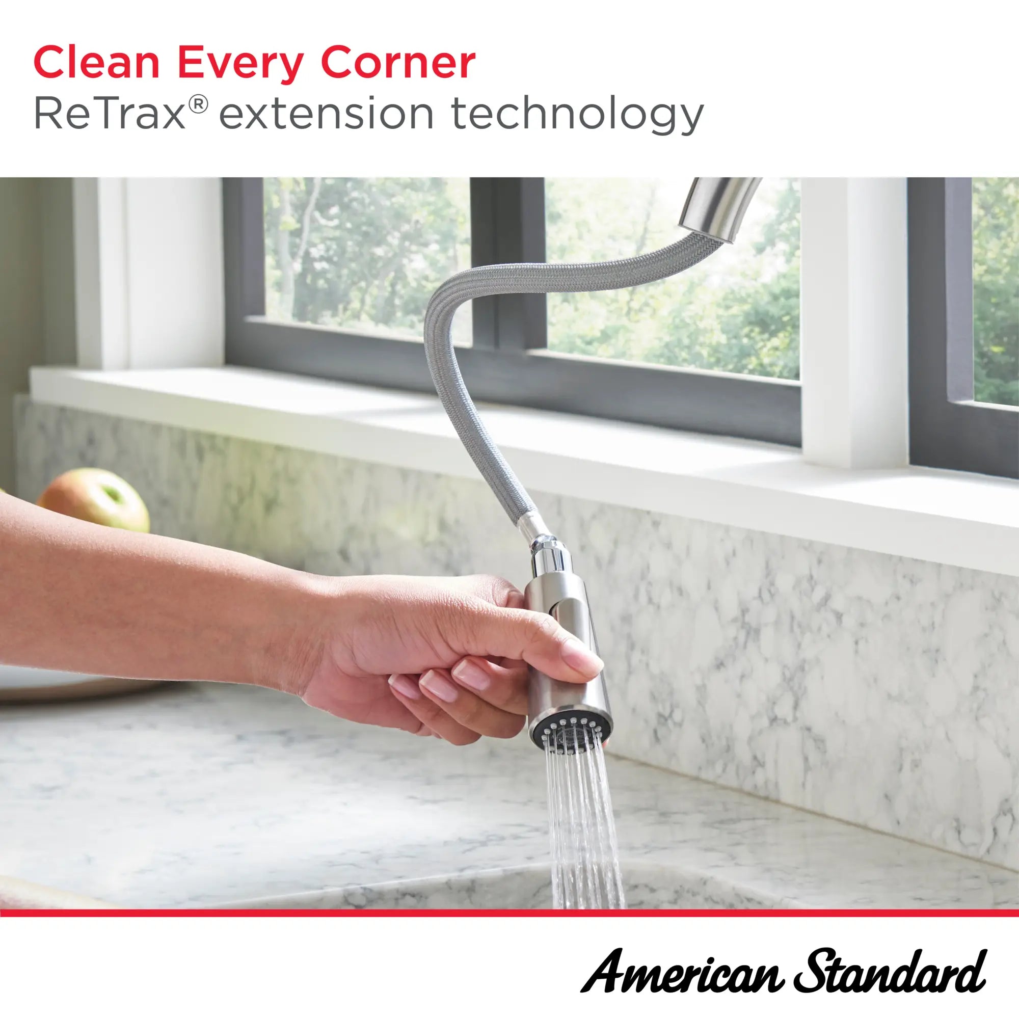 Copley® Pull Down Kitchen Faucet with Soap Dispenser - High Arc Modern Stainless Steel Sink Faucet for Home & Restaurant Use