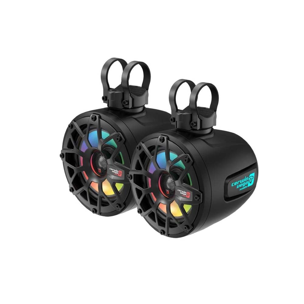 Cerwin Vega RPMX3KM3 Complete Speaker Kit for 2017+ Can Am Maverick X3/X3 Max - 4 Ch & 1 Ch Waterproof Amplifier, 10” Sealed Marine Subwoofer, 6.5” Tower Speaker System with CMR3 Media Audio Player | Off-Road Audio Upgrade for UTVs & Side-by-Sides