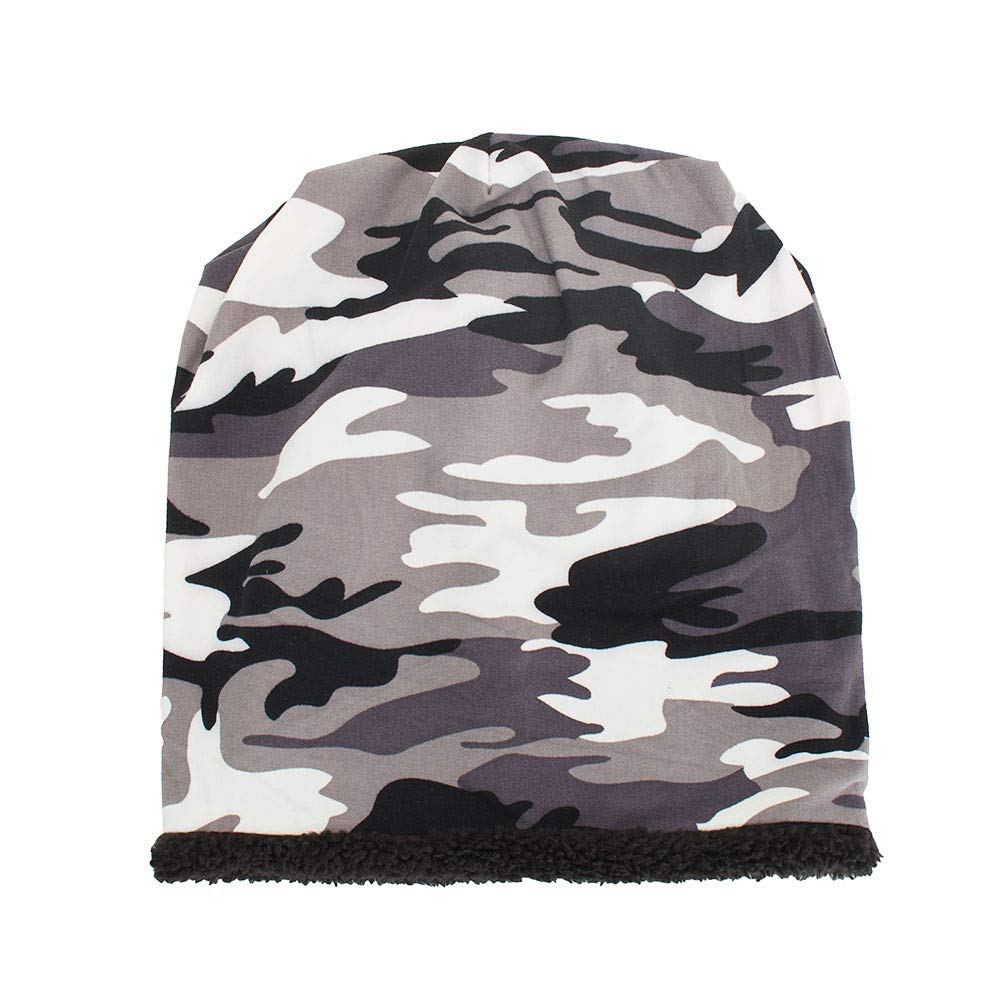 Soft Unisex Slouchy Beanie - Winter Thermal Skull Cap for Skiing & Daily Wear | Trendy Thick Knit Beanie Hat | Free Size (White) - Perfect for Cold Weather, Outdoor Activities & Street Style Fashion