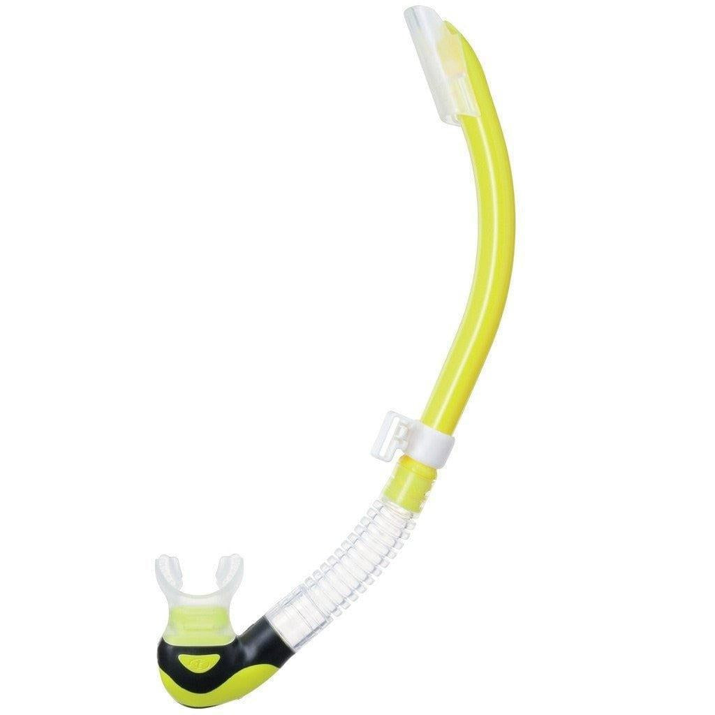 TUSA Platina Hyperdry II Snorkel - Comfortable Dry Top Snorkel for Adults - Perfect for Swimming, Snorkeling, and Beach Vacations