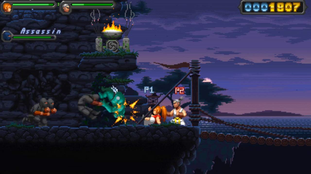 Okinawa Rush PS4 Game - Action-Packed Side-Scrolling Beat 'Em Up | Play at Home or Gaming Parties