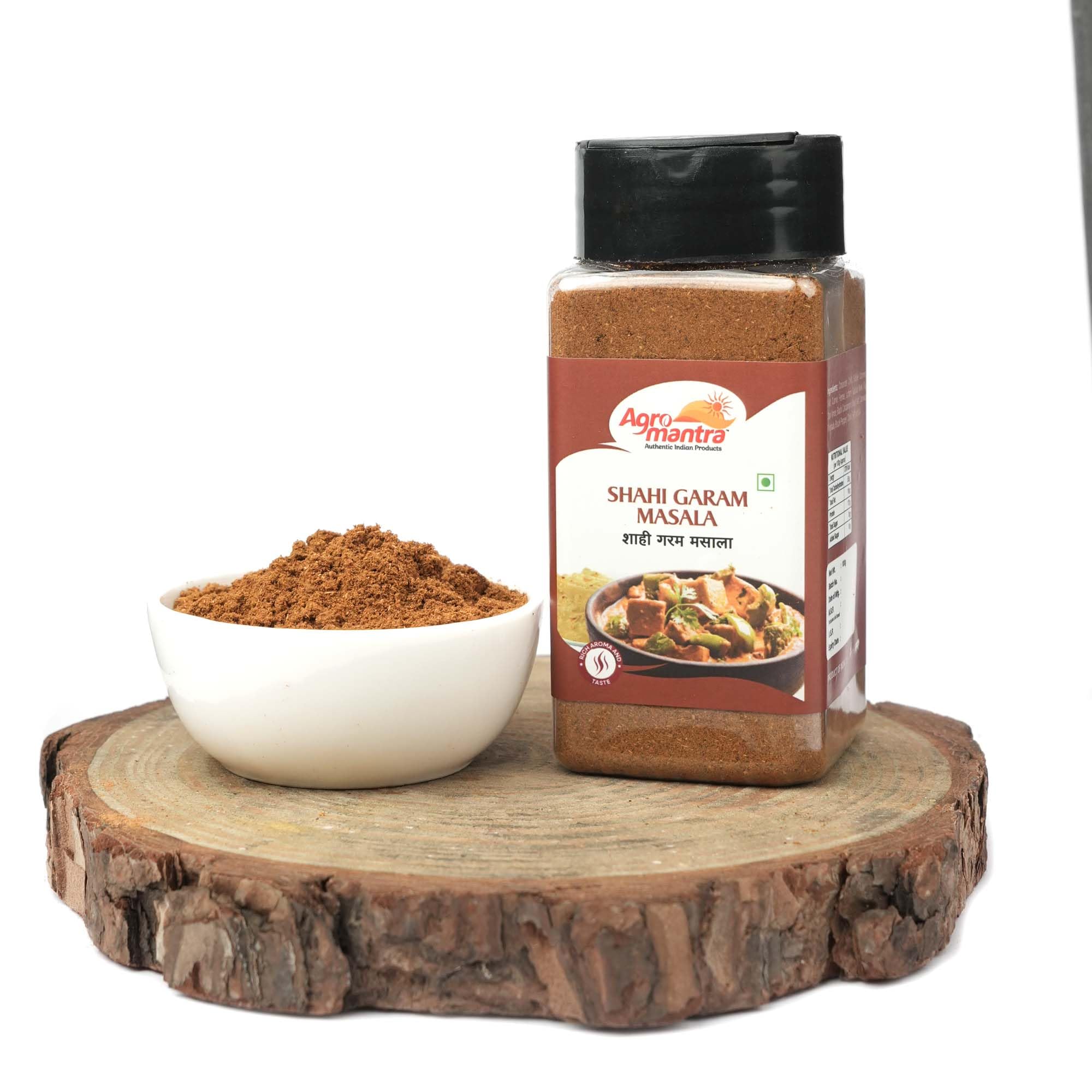 Agro Mantra Shahi Garam Masala Spice Mix 100g | Premium Indian Spice Blend for Curry, Biryani, Marinades & Snacks | Authentic Flavor | Fresh, Preservative-Free | Great for Home Cooking, Meal Prep & Indian Cuisine