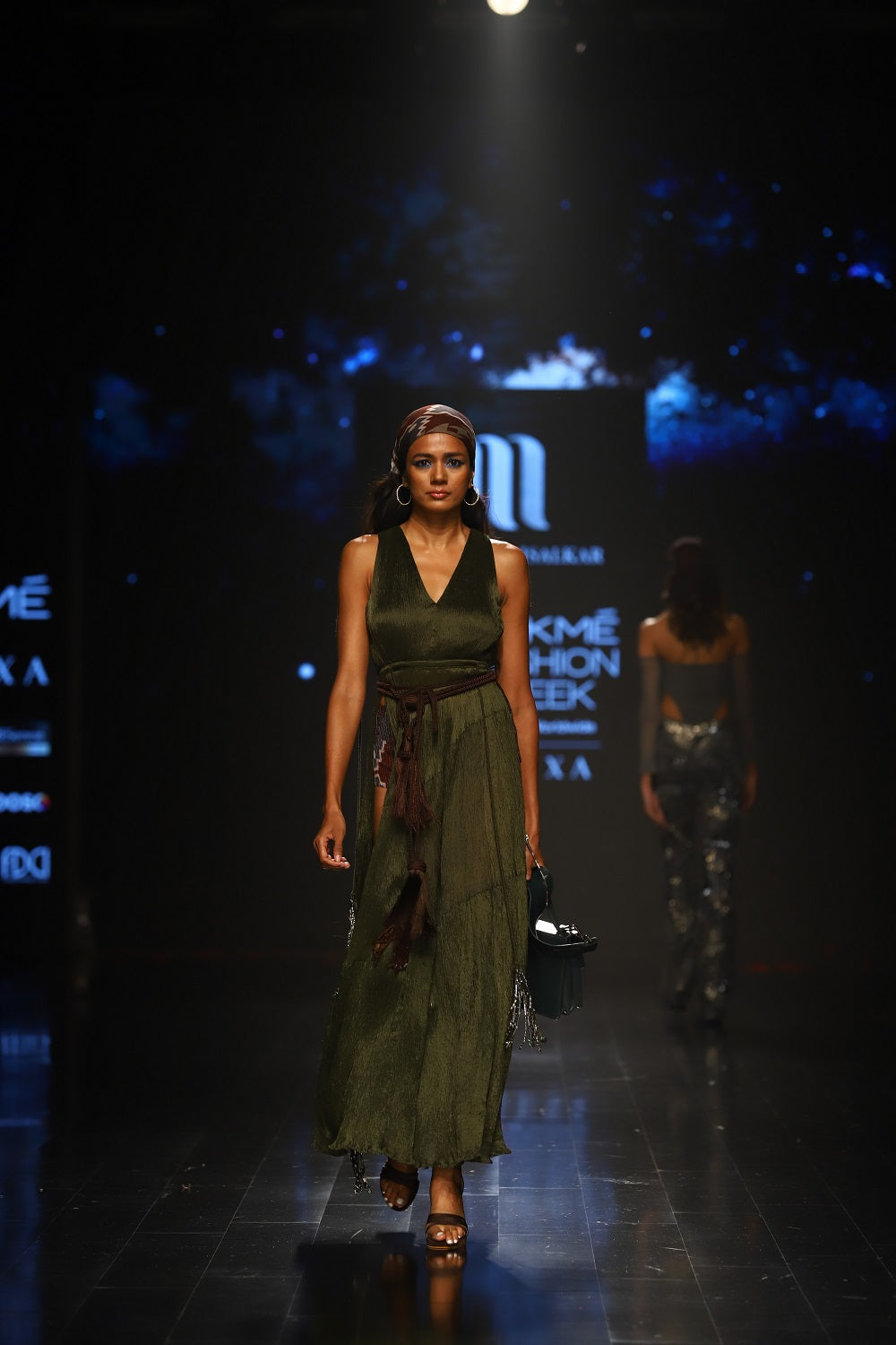 Olive Green Crush Maxi Dress with High Slits - Elegant Long Flowy Dress for Women, Perfect for Parties, Weddings & Evening Events