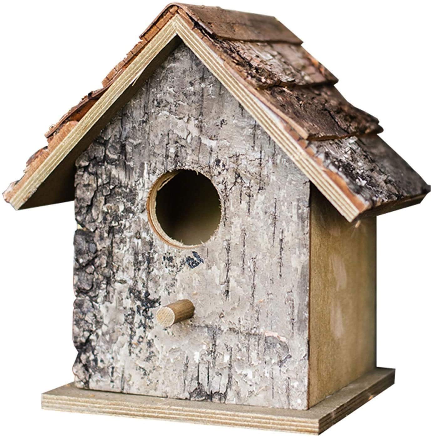 Premium Wooden Bird House & Feeder Kit - Eco-Friendly Outdoor Bird Nest Box for Garden Wildlife Habitat - Attracts Wild Birds for Backyard, Patio & Nature Decoration
