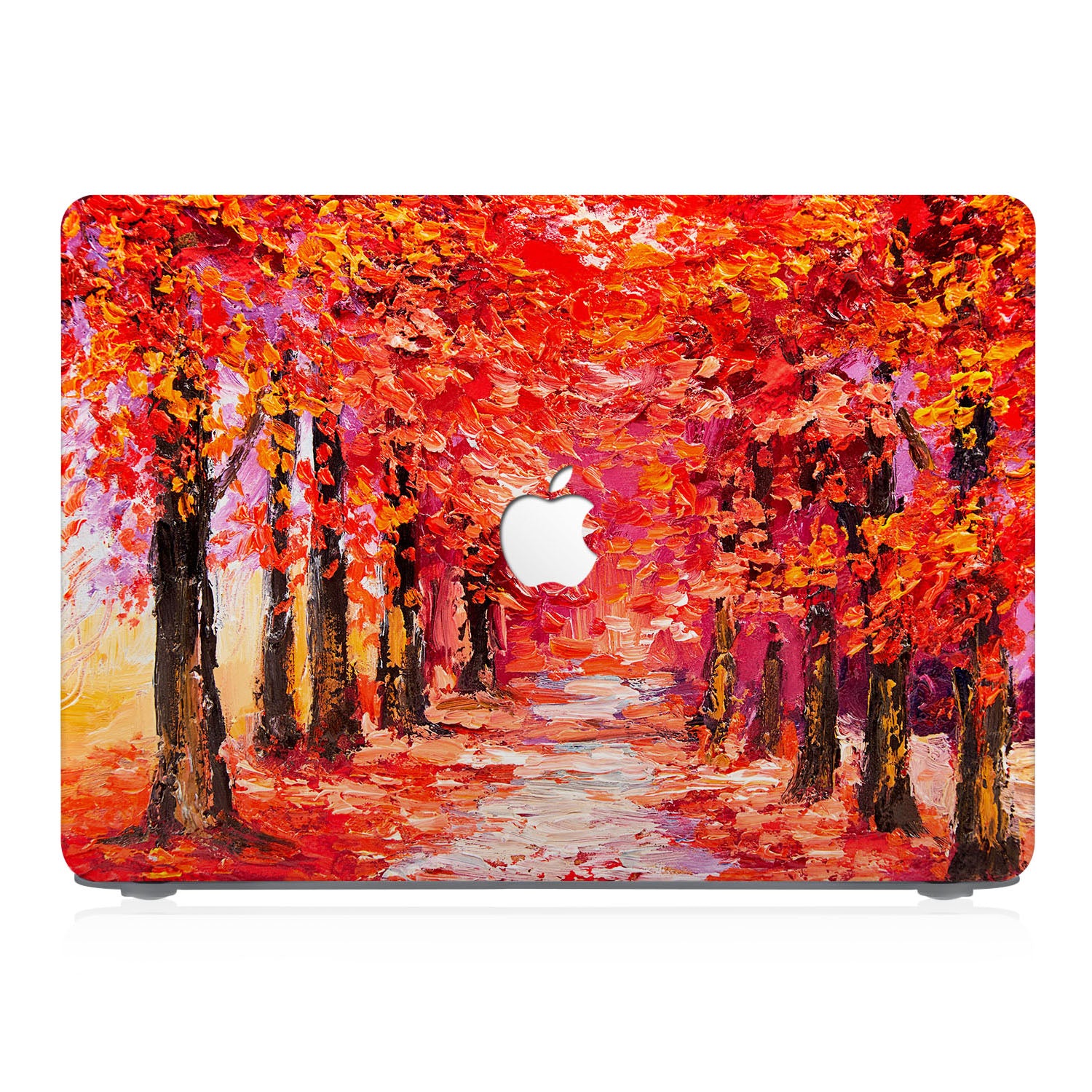 Premium MacBook Case with Oil Painting Abstract Design - Durable & Stylish Laptop Cover for Work, Travel & Everyday Use