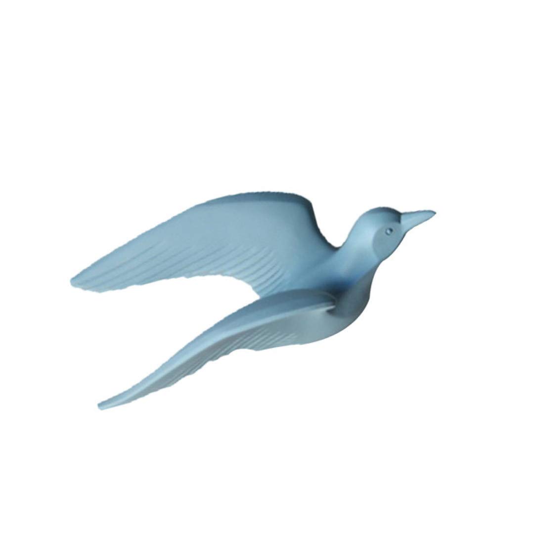3D Resin Flying Seagull Wall Art Sculpture - Handmade Coastal Home Decor for Living Room, Bedroom & Office - Perfect for Beach House, Nautical Theme & TV Background Decoration
