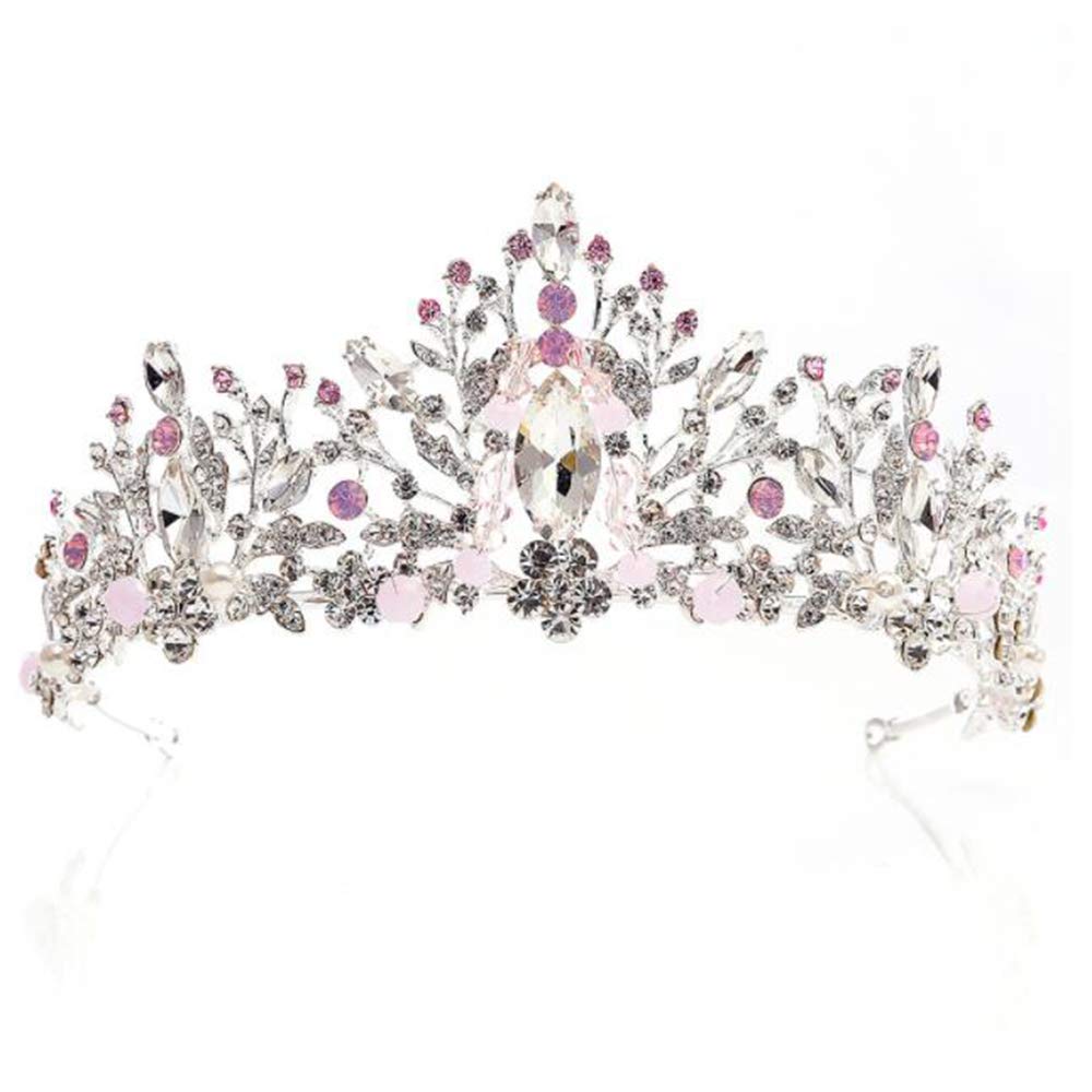 Sparkling Rhinestone Tiara Hair Crown - Elegant Crystal Wedding Headpiece for Women & Girls | Perfect for Bridal, Prom, Pageant & Special Occasions