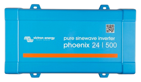 Phoenix Inverter 24V 500W 230V Pure Sine Wave Power Inverter with VE.Direct Port - Perfect for Caravan, Boat, and Off-Grid Solar Power Systems