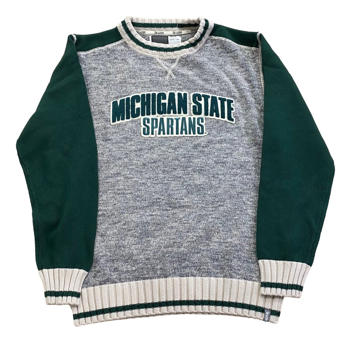 Michigan State Spartans Fleece Crew Neck Sweatshirt - Warm & Comfortable College Apparel for Men & Women - Perfect for Game Day, Tailgating & Casual Wear