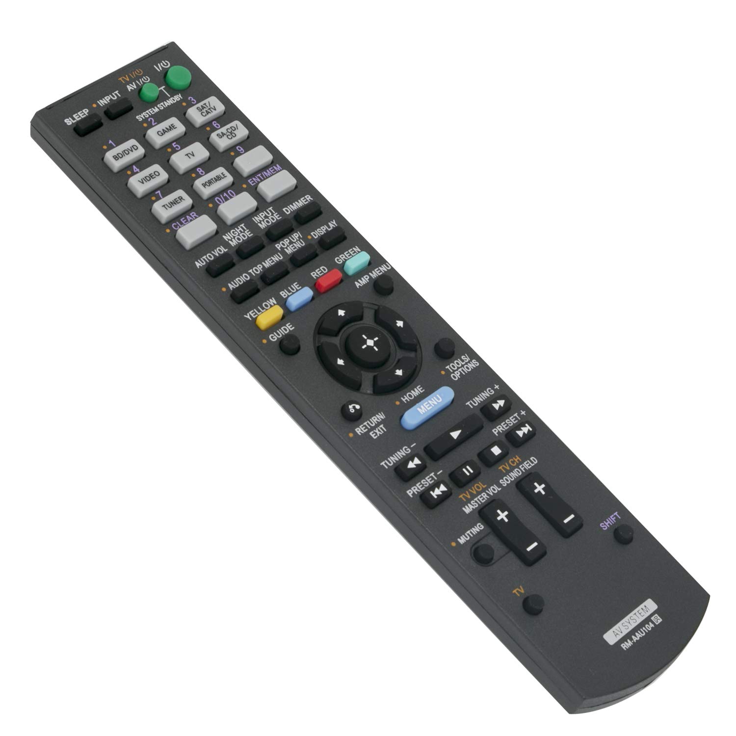 Original Remote Control Replacement for Sony AV Receiver STR-DH520, HT-DDW3500, STR-K3500SW, STR-KM3500, STR-KS380, STR-KS470 - Compatible with 3D Home Theater Audio Video System - Perfect for Home Entertainment Setup