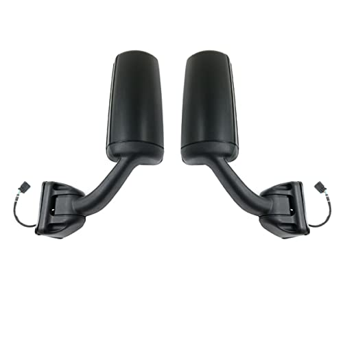 Freightliner Cascadia Truck 08-15 Power Heated Paintable Mirror Set (Pair) - Compatible with 113 & 125 Models - Perfect for Winter Driving & Long Haul Trucking