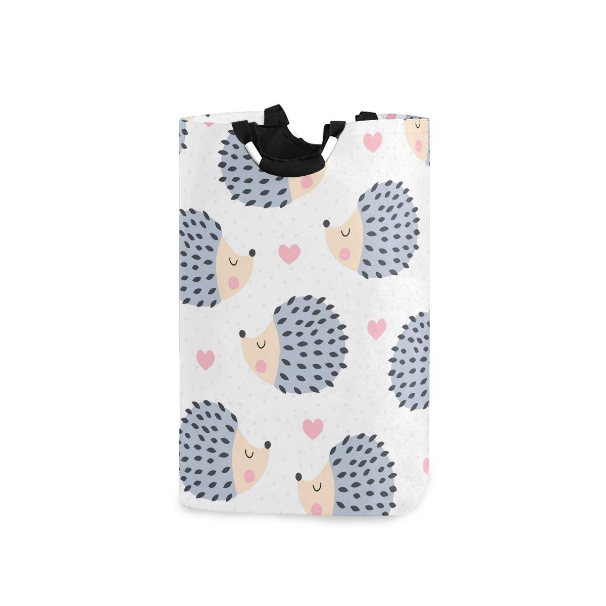 Foldable Hedgehog Polka Dot Laundry Basket - Large Hamper Organizer for Dirty Clothes, Picnic Basket & Toy Storage | Perfect for Home, Dorm, Camping & Travel Use
