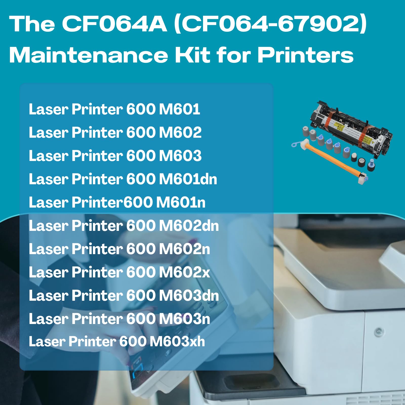 Original Printer Maintenance Kit CF064A (CF064-67902) for HP LaserJet Enterprise 600 M601 M601n M602 M602n - High-Quality Replacement Parts for Office & Home Printing Needs