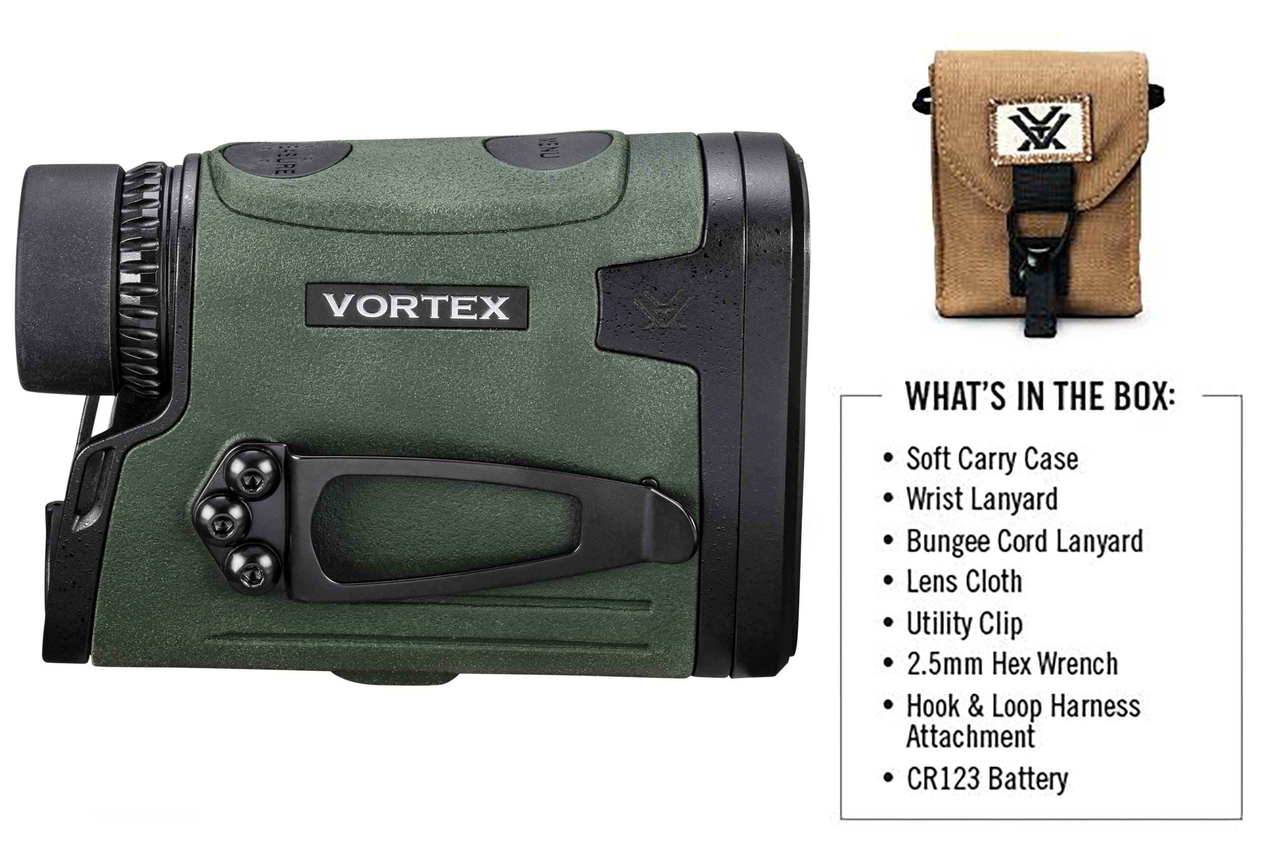 Vortex Optics Viper HD 3000 Laser Rangefinder - High Precision Hunting & Golf Distance Finder for Outdoor Sports and Shooting