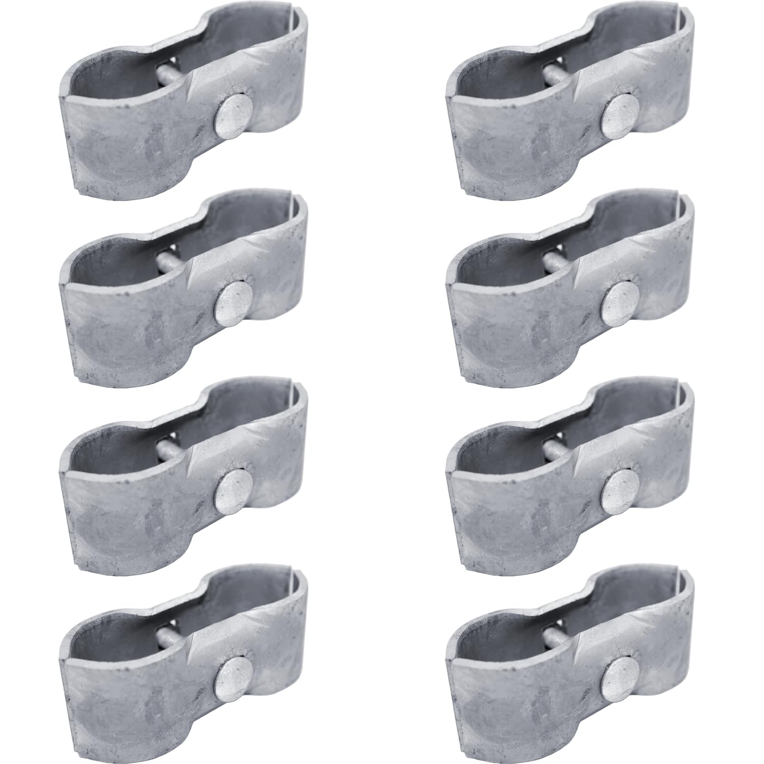 Heavy Duty Chain Link Fence Panel Clamps - 8 Sets for 1-5/8