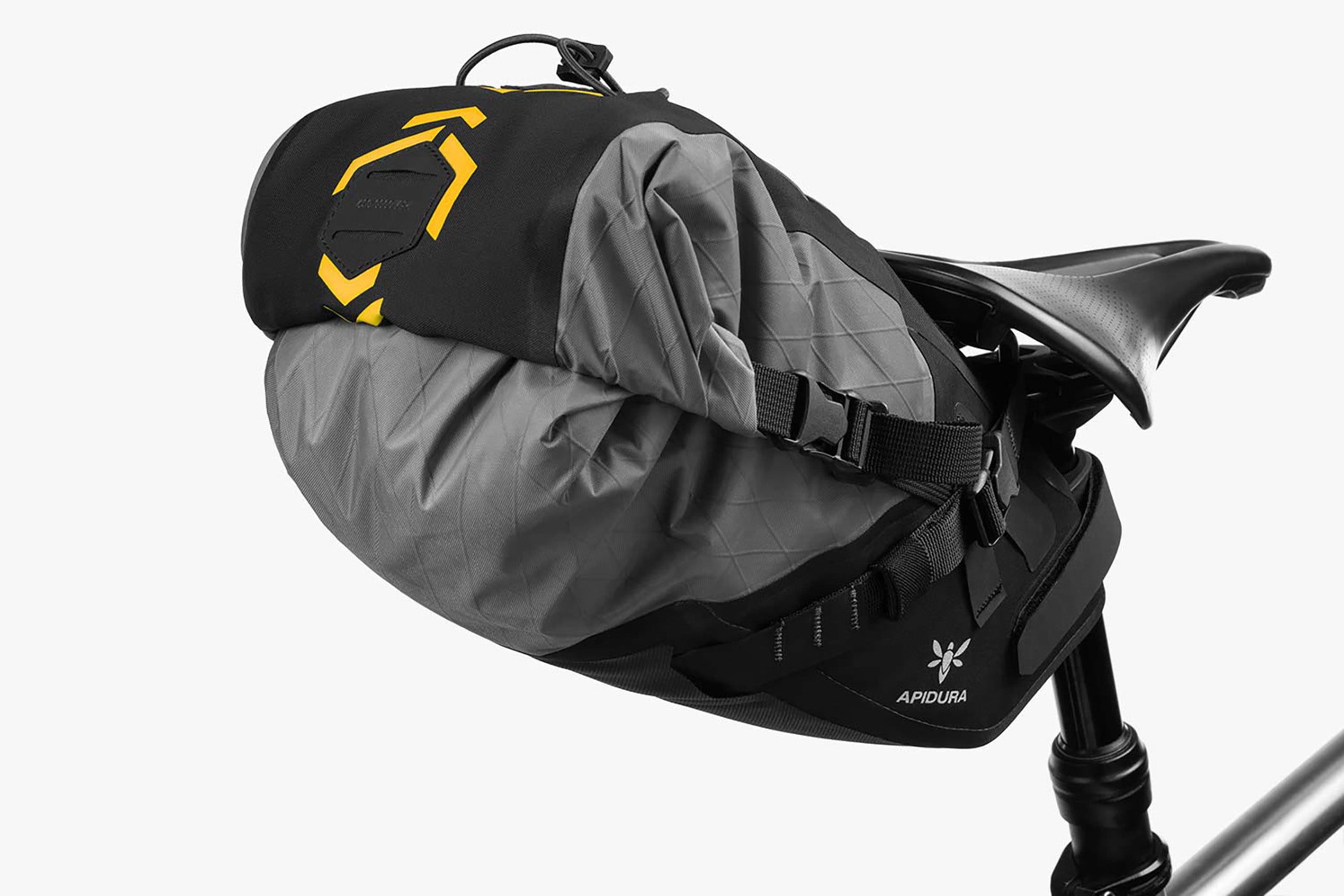 Apidura Backcountry Saddle Pack - Waterproof Bicycle Seat Bag for Mountain & Road Bikes - Perfect for Long-Distance Cycling, Commuting & Adventure Rides