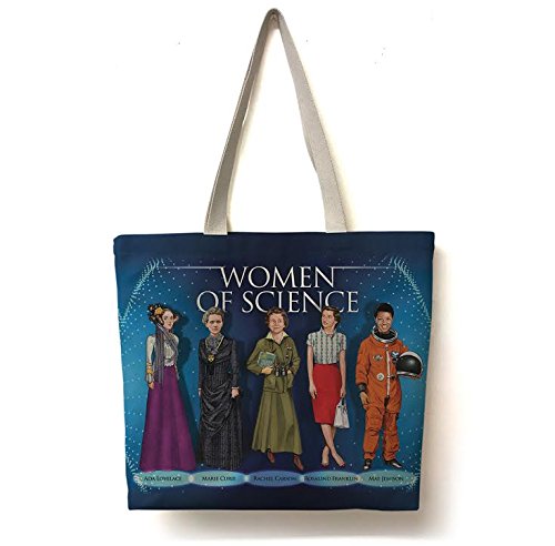 Premium Famous Scientist Tote Bag - Durable & Stylish Eco-Friendly Canvas Shopper for School, Work, or Groceries - Perfect Gift for Science Lovers & Teachers