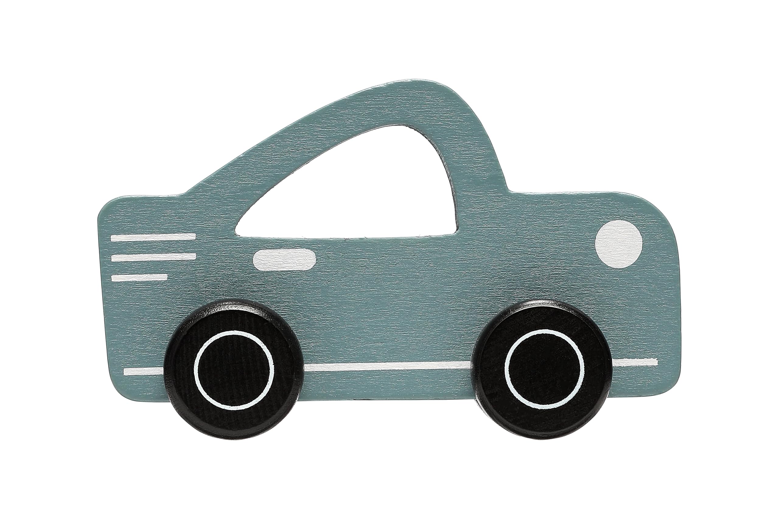 Pearhead Wooden Push and Pull Toy Car - Montessori Baby & Toddler Learning Toy - Gender Neutral Wooden Car for Boys & Girls - Perfect Nursery Toy for Early Childhood Development - Great for Playtime, Motor Skills & Sensory Exploration