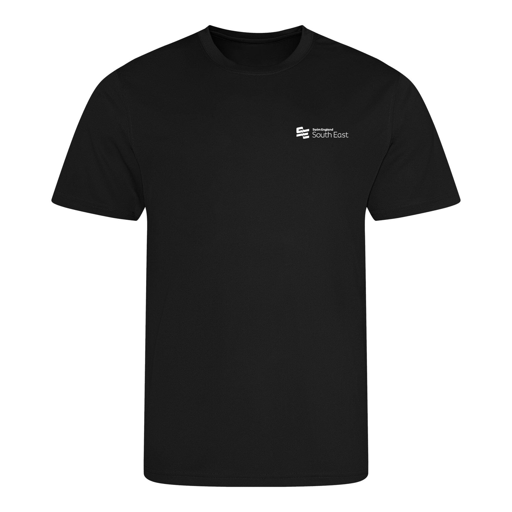 Swim England South East Open Water Regional Championships 2025 T-Shirt - Jet Black - Comfortable Athletic Wear for Swimming Competitions & Outdoor Activities
