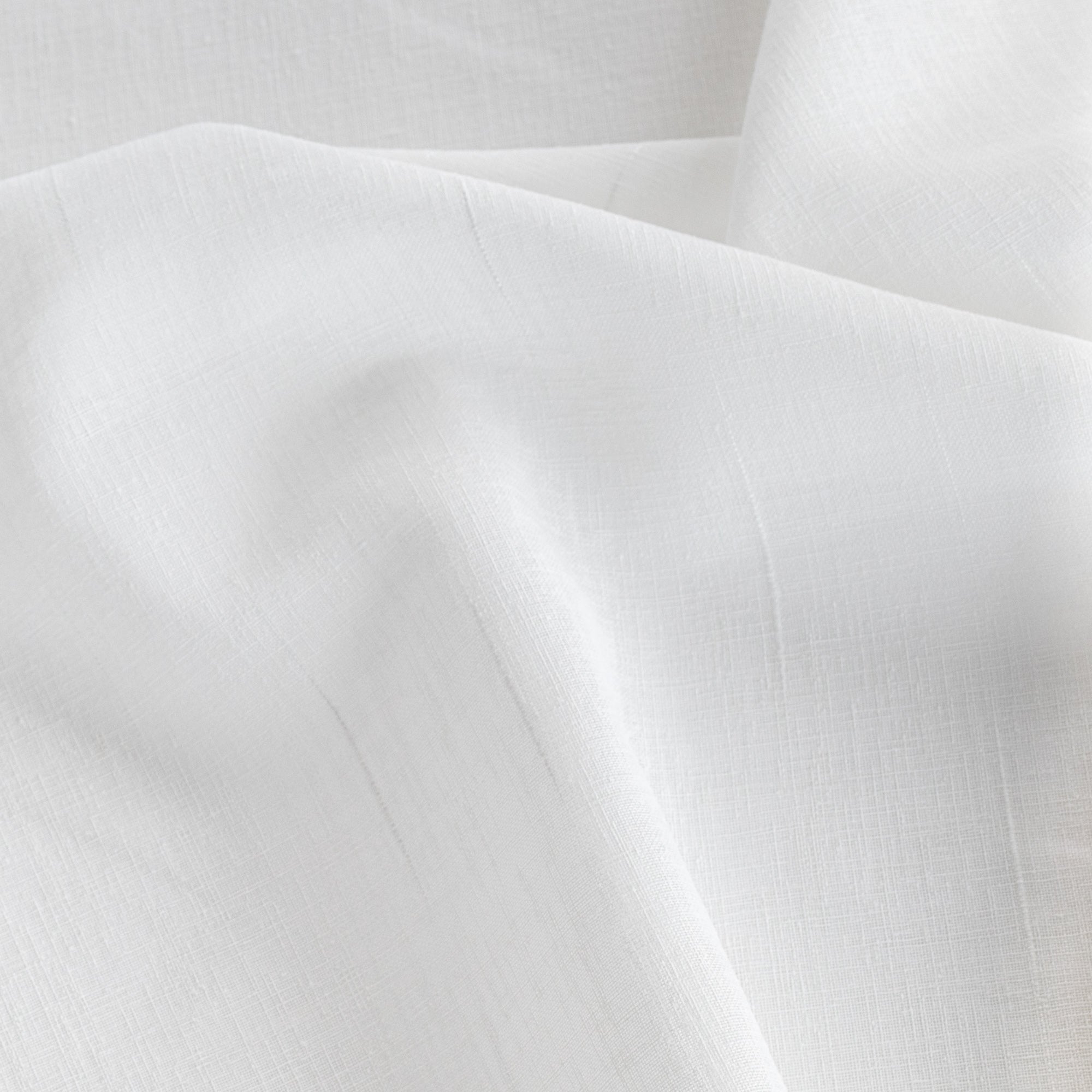 REMNANT Della Sheer Fabric - Winter White, 65