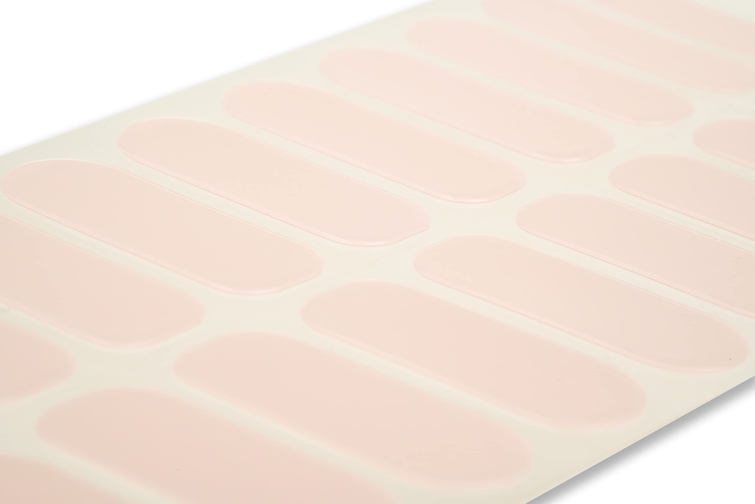 22 Premium Semi-Cured Gel Nail Polish Strips with Application Accessories (Pink) - Perfect for Home Manicures & Nail Art Designs