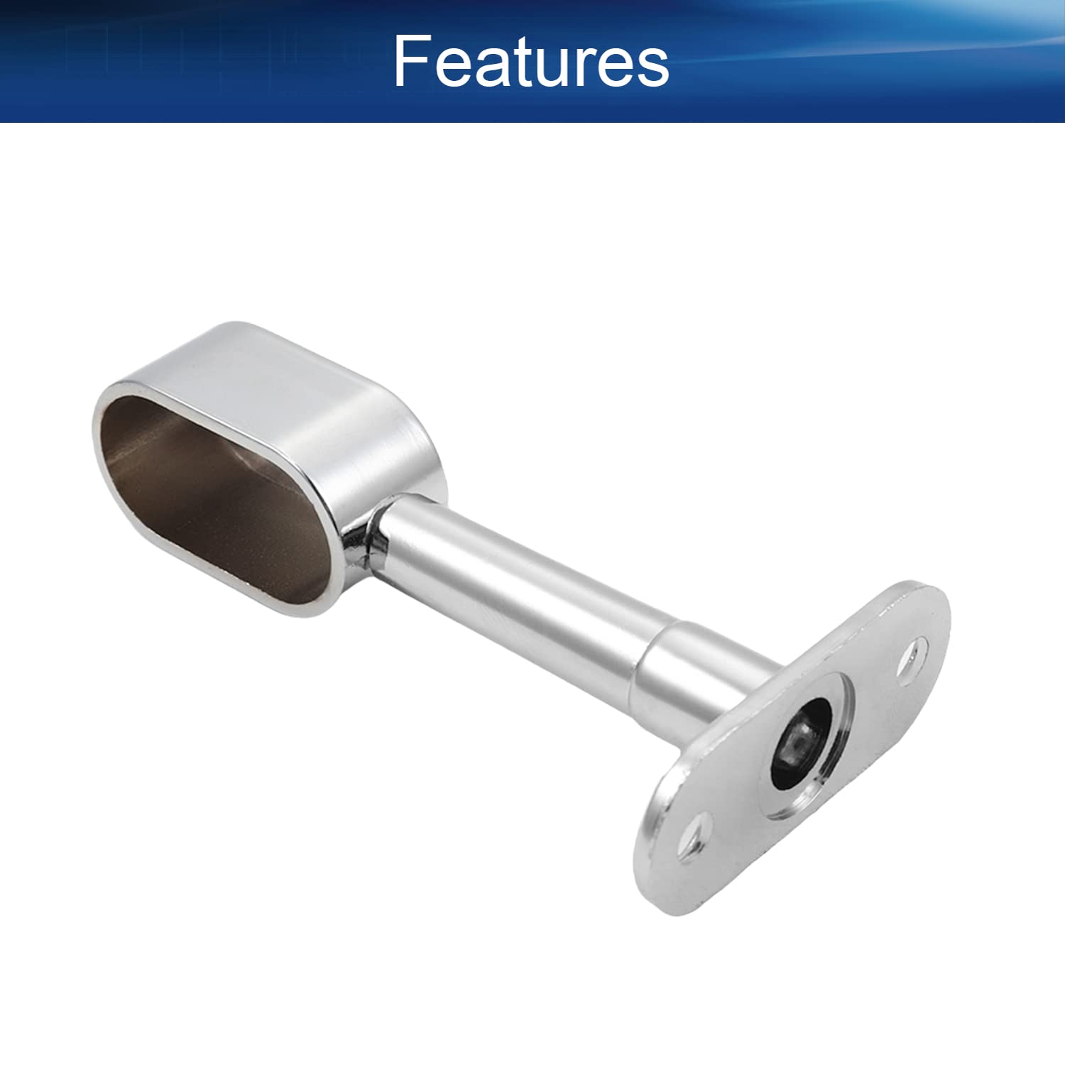 Yinpecly Adjustable Shower Curtain Rod - 0.63