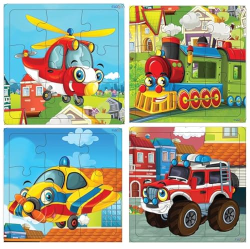 Vehicles (Pack of 4)