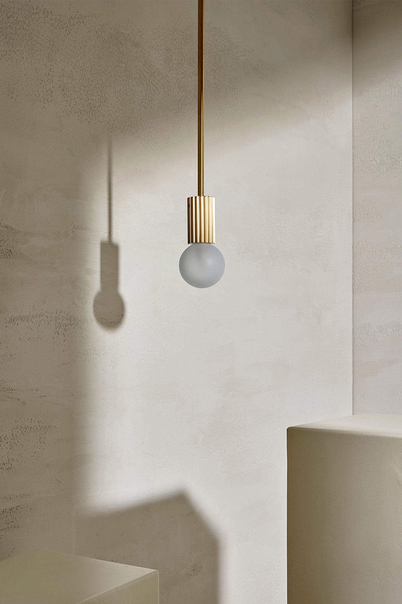 Attalos Vintage Brass Pendant Light - Elegant Ceiling Lighting for Dining Room, Kitchen, or Bedroom