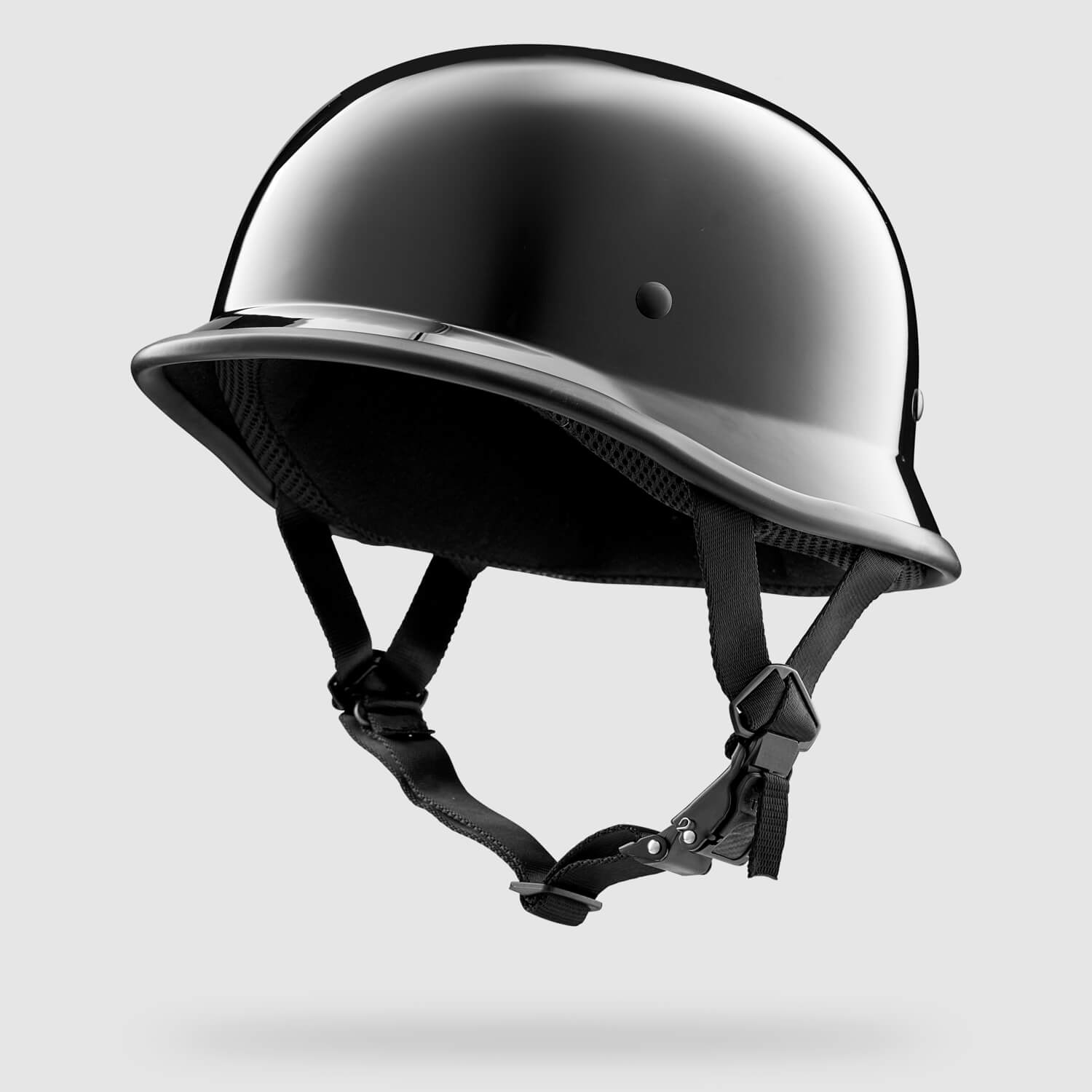 Micro DOT Mayhem German Style Motorcycle Helmet - Lightweight Full Face DOT Approved for Men & Women - Perfect for Street Biking, Cruiser Riding & Urban Commuting