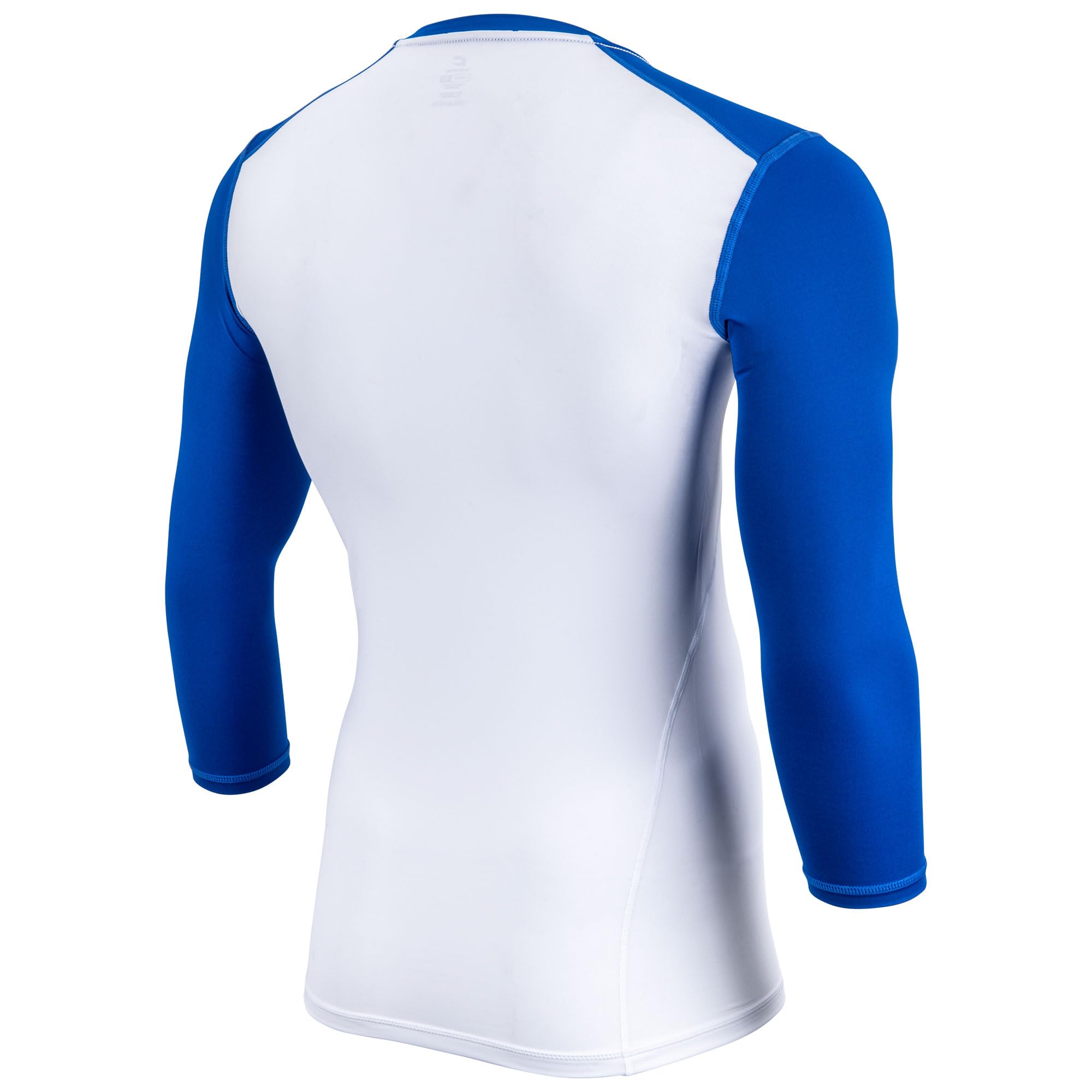 CHAMPRO Lightning Men's 3/4 Sleeve Compression Shirt - Moisture Wicking Baselayer for Football, Basketball & Baseball - Performance Athletic Top for Training & Sports Activities