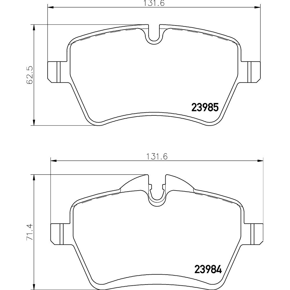Pagid 355012341 Disc Brake Pad Set - High Performance Brake Pads for Cars & Trucks - Perfect for Daily Commuting & Highway Driving