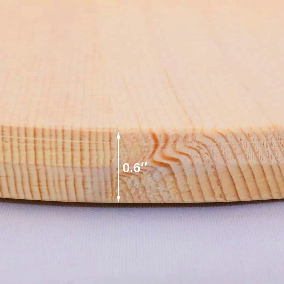 Premium Japanese Wooden Cooking Drop Lid (Otoshibuta) - 6.3