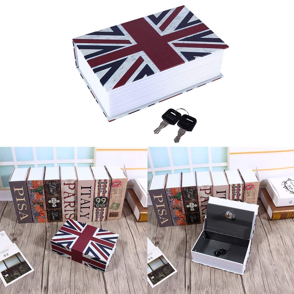 Secret Book Safe with Lock - Hidden Money Box & Valuables Storage - Perfect for Home Security, Cash Hiding & Emergency Stash