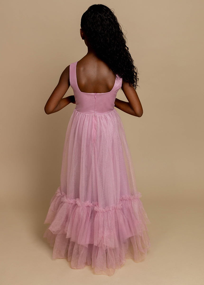 Elegant Light Orchid Sparrow Dress for Women - Flowy A-Line Summer Dress for Casual Outings, Parties & Weddings