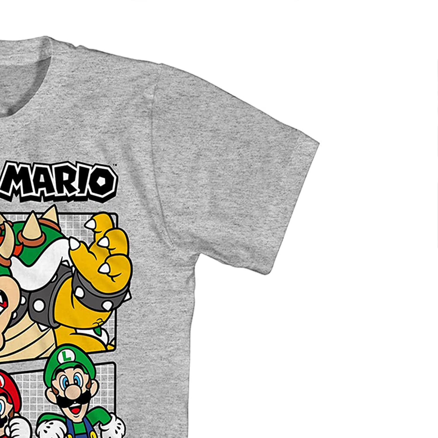 Vintage Nintendo Boys T-Shirt - Super Mario, Luigi, Zelda, Kirby & Donkey Kong Graphic Tee | Retro Gaming Shirt for Kids & Teens | Perfect for Cosplay, Birthday Gifts & Video Game Parties