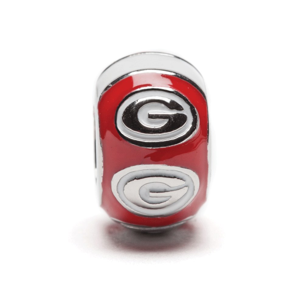 Officially Licensed University of Georgia UGA Bulldogs Jewelry Set - Black & Red Stainless Steel Charms | Perfect for Game Day, Graduation Gifts & Alumni Pride | UGA Gifts, Georgia Bulldogs Merchandise