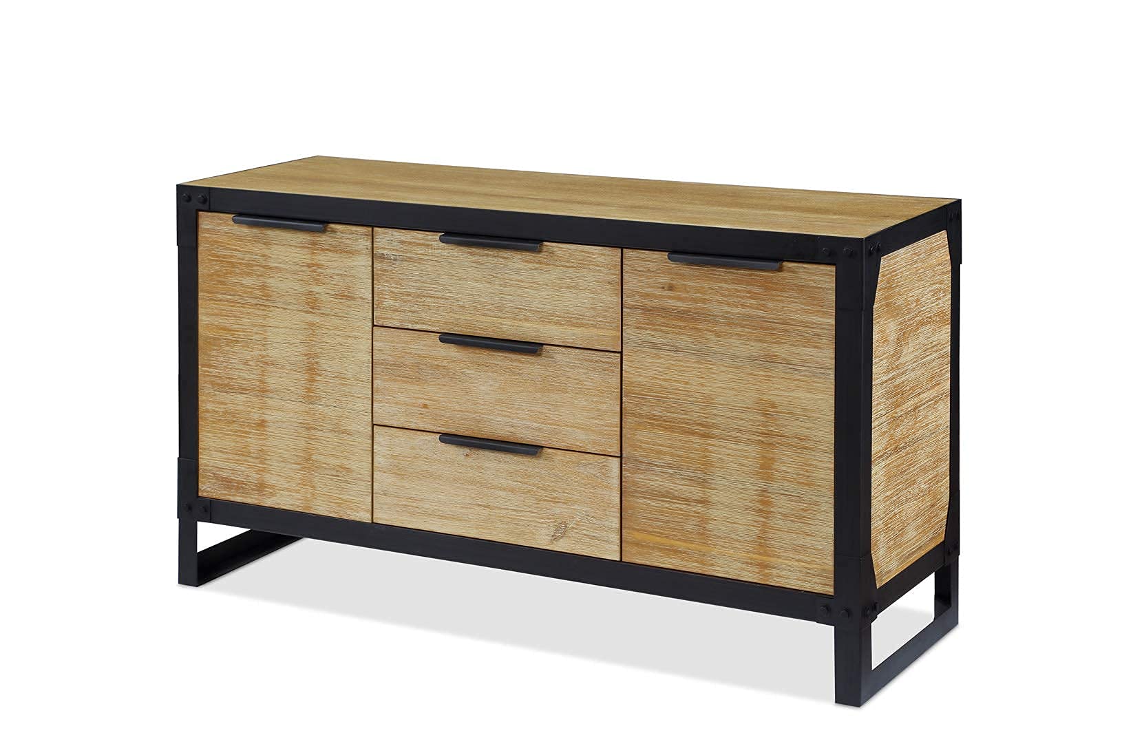 Landia Acacia Brown Wood Dresser - 6-Drawer Bedroom Storage Furniture for Clothes, Linens & Accessories | Perfect for Master Bedroom, Guest Room & Dorm Organization
