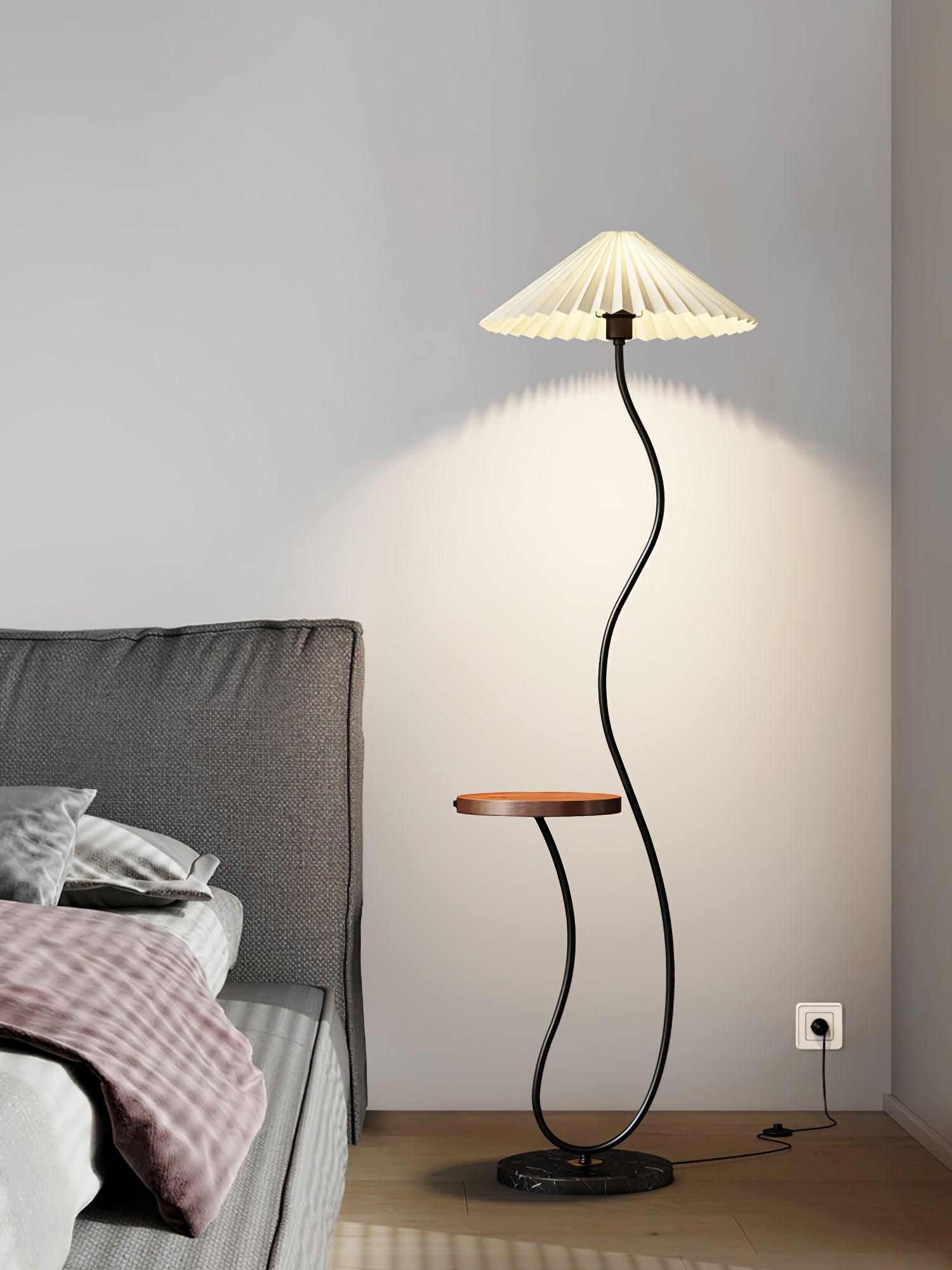 Modern Curvature Floor Lamp - Adjustable LED Standing Light for Living Room, Bedroom & Office - Stylish Home Decor Lighting for Reading & Relaxation