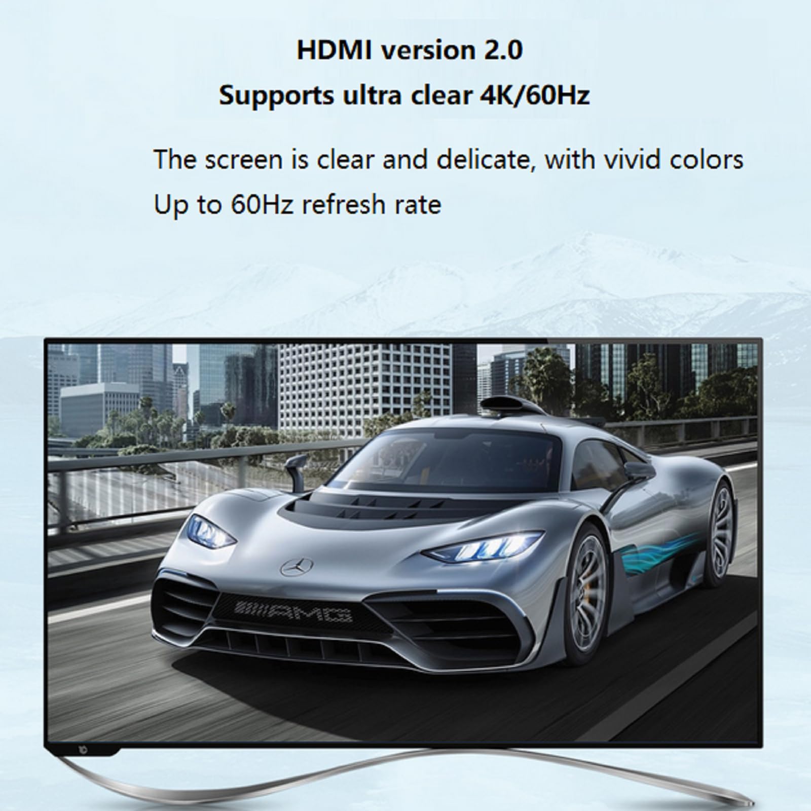 2 in 1 Out 4K 60Hz HDMI KVM Switch - Dual Monitor HDMI Selector Box with 2 USB Data Cables | Supports Windows, Mac, Linux | Perfect for Home Office, Gaming & Multi-Device Workstations