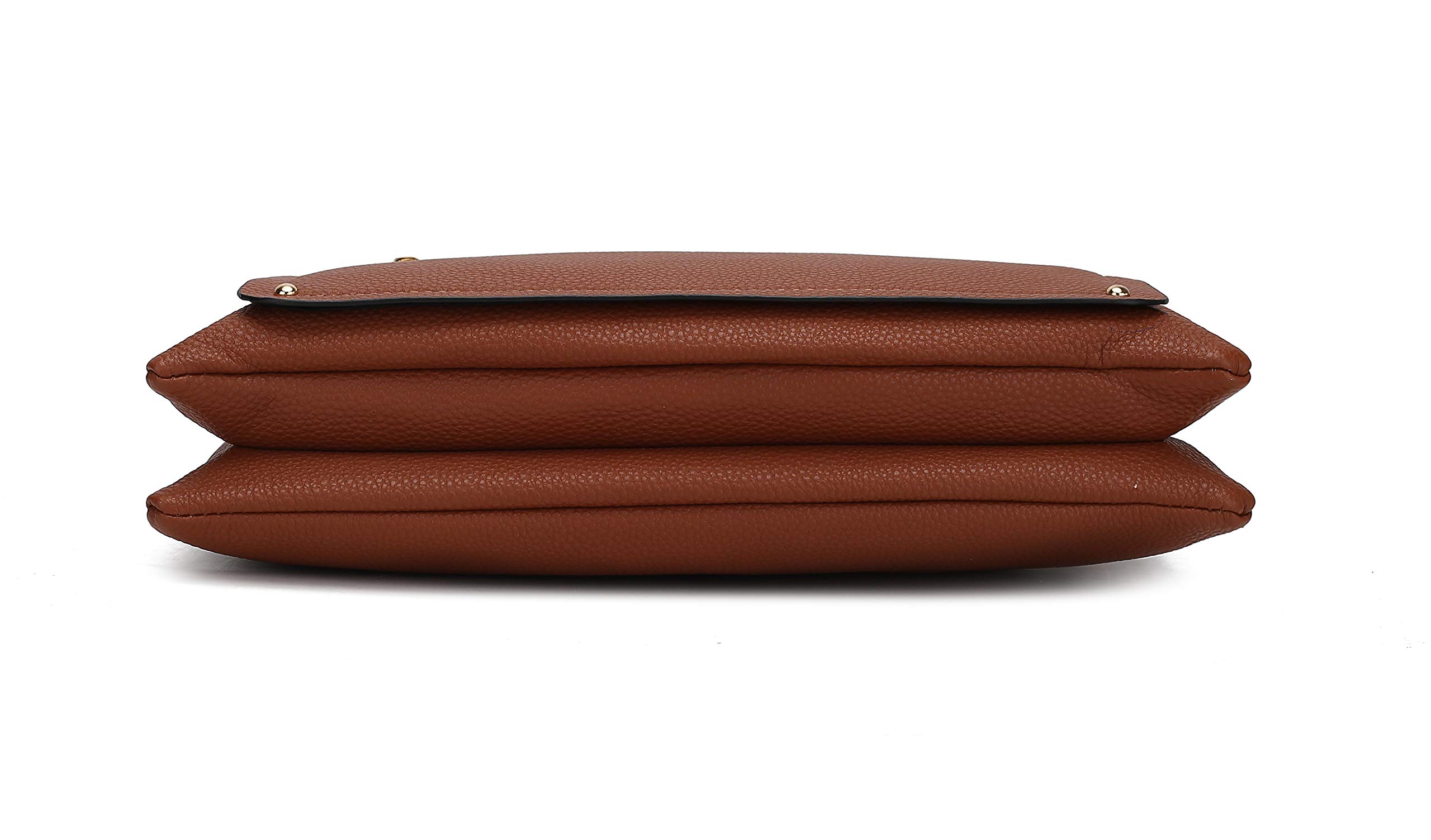 MKF Collection Women's Vegan Leather Crossbody Bag - Stylish Shoulder Purse Handbag for Everyday Use, Work & Travel by Mia K