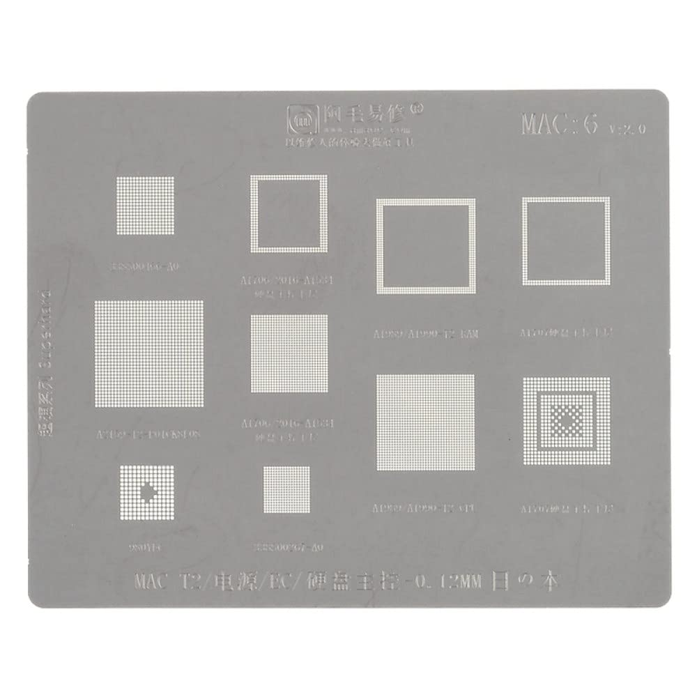 Power Logic Stencil (MAC 6) for Apple MacBook Pro 13