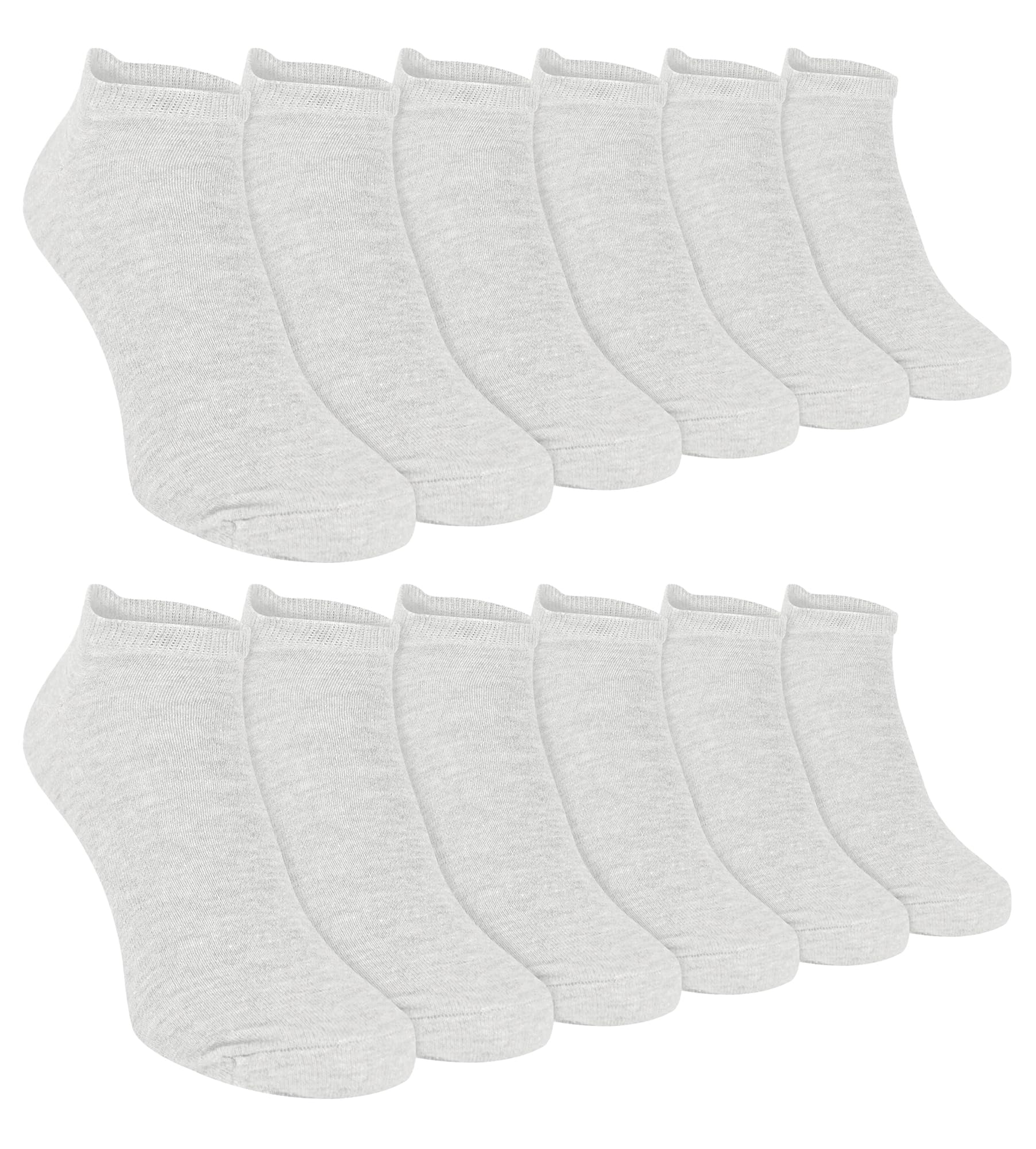 12 Pairs Kids Ankle Trainer Socks - Breathable Cotton Low Cut Socks for Boys & Girls | Athletic, Running, School & Daily Wear | Non-Slip Comfort Socks for Active Kids