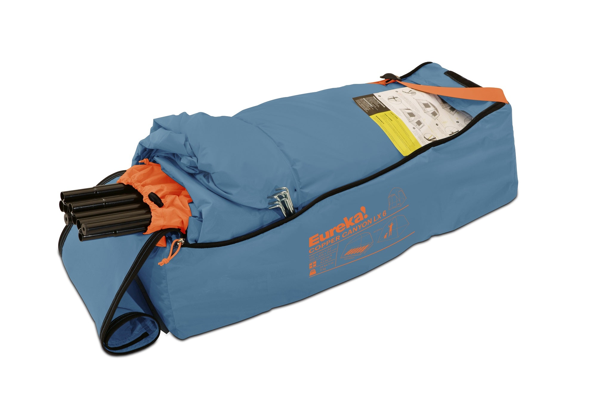 Eureka Copper Canyon LX 6-Person Camping Tent - Lightweight, Spacious Family Tent for Outdoor Adventures, Hiking & Backpacking Trips